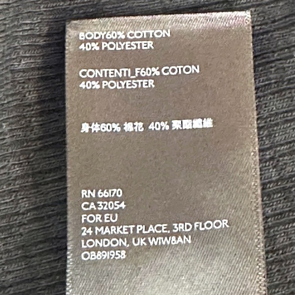 We The Free Gray Citrine Tee Long Sleeve Relaxed Blouse Size XS - Picture 10 of 13